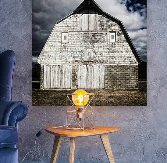 Old Barn Facade in a Bleached Rendition by Bill Swartwout Photography