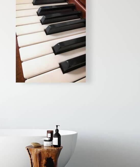 Piano Keys One Octave Plus by Bill Swartwout Photography