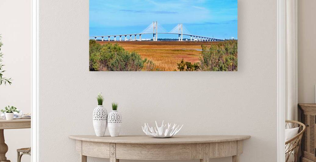 Sidney Lanier Bridge at Brunswick GA by Bill Swartwout Photography