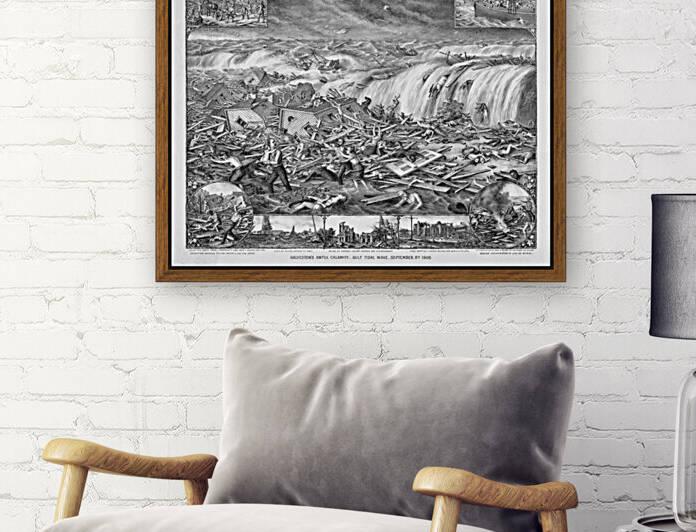 Galveston Hurricane Flood 1900 LOC Master by Bill Swartwout Photography