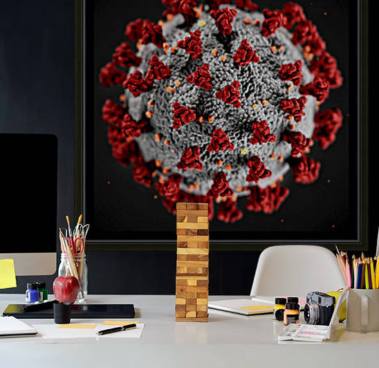 CDC Covid 19 Coronavirus Squared by Bill Swartwout Photography