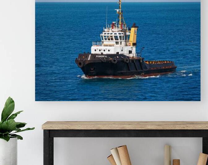 Tugboat Powerful Bermuda by Bill Swartwout Photography