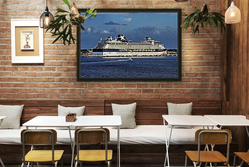 Cruise Ship Celebrity Infinity Docked at Cozumel by Bill Swartwout Photography