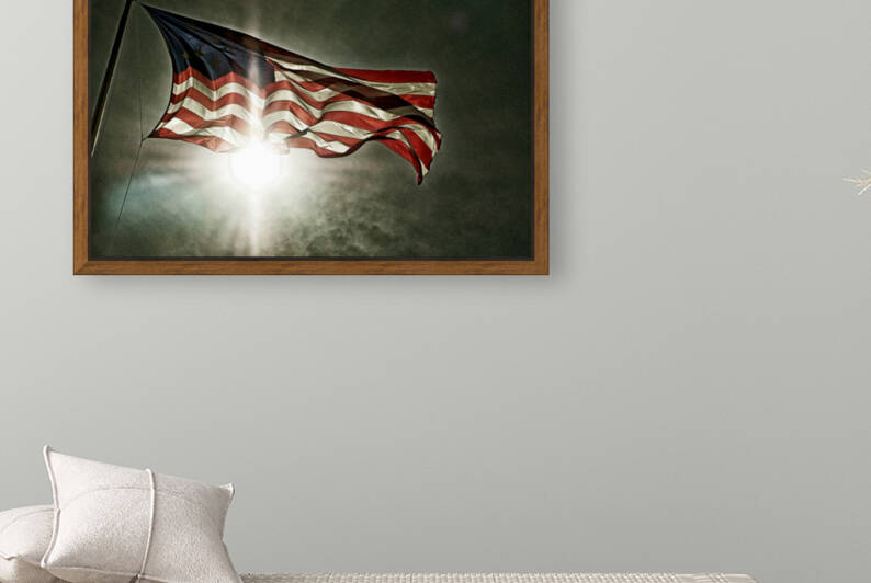 American Flag Bombs Bursting In Air by Bill Swartwout Photography