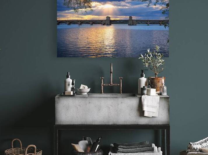 Sobo South Hanover Street Bridge Sunset by Bill Swartwout Photography