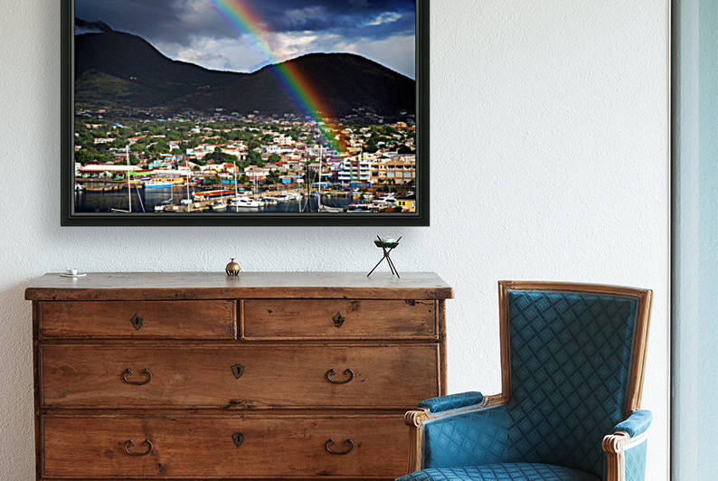 St. Kitts Rainbow Horizontal by Bill Swartwout Photography