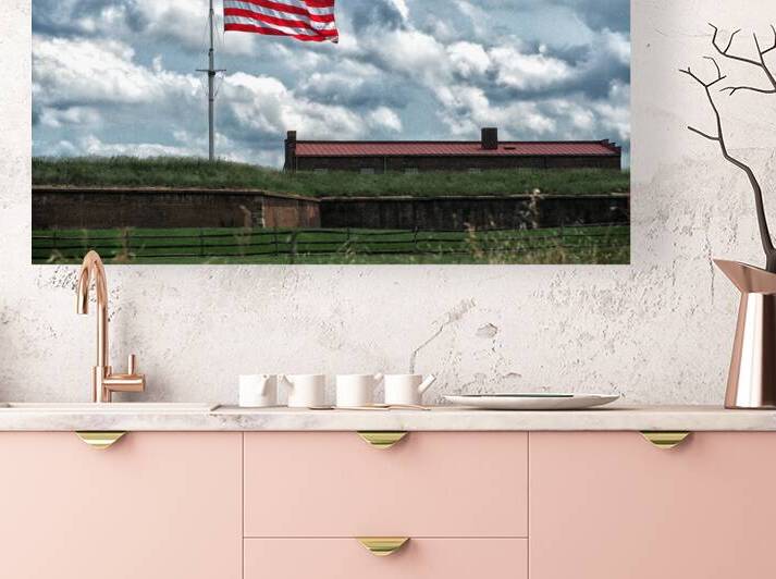 Garrison Flag over Fort McHenry by Bill Swartwout Photography