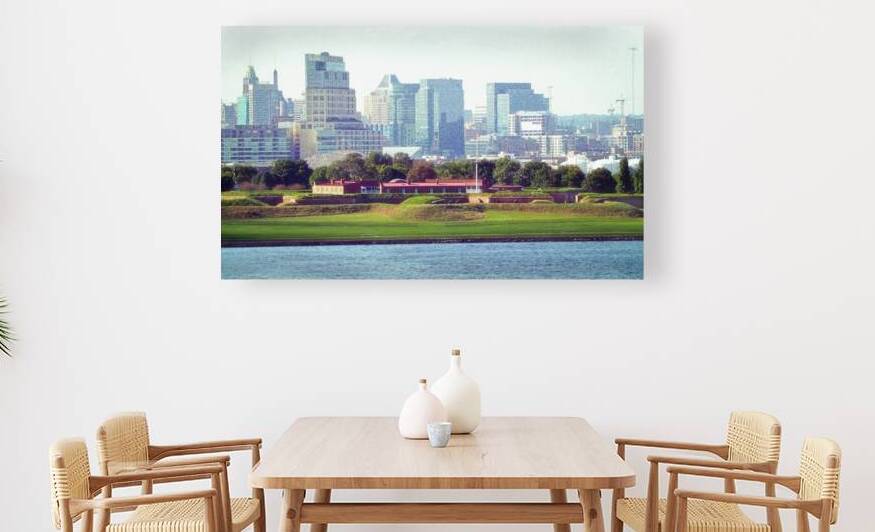 Fort McHenry with Baltimore Background by Bill Swartwout Photography