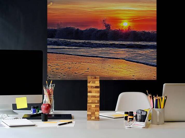 sunrise at 142nd street ocean city 7140159 by Bill Swartwout Photography