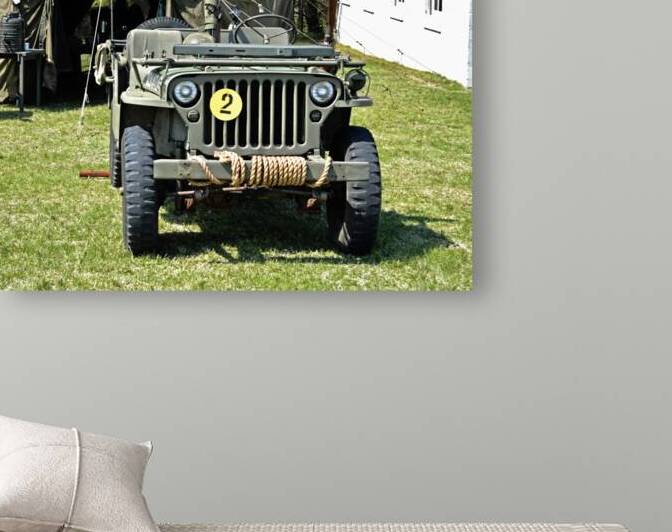 Willys Jeep USA Front Gun by Bill Swartwout Photography