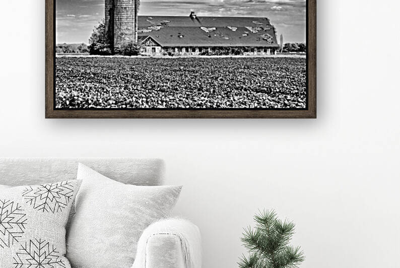 Townsend Barn Black White Lewes 9384 by Bill Swartwout Photography