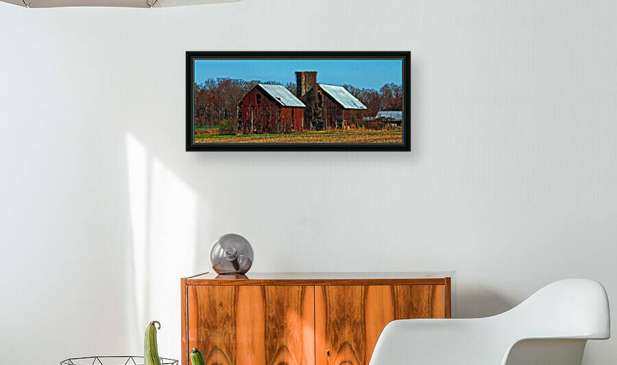 Old Barn Route Panorama 4600x1840 by Bill Swartwout Photography