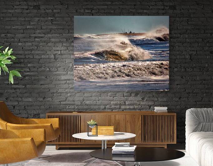 Intrepid Surf Fishing Waves 3257 by Bill Swartwout Photography