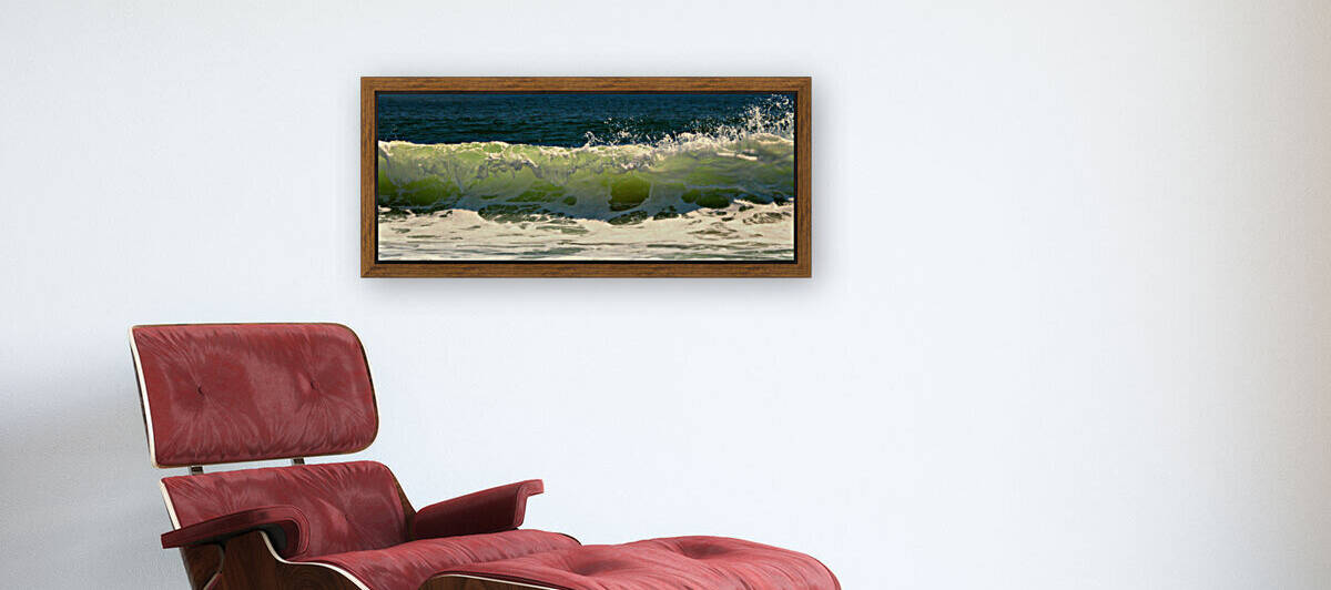 Green Wave Panorama in Ocean City MD by Bill Swartwout Photography