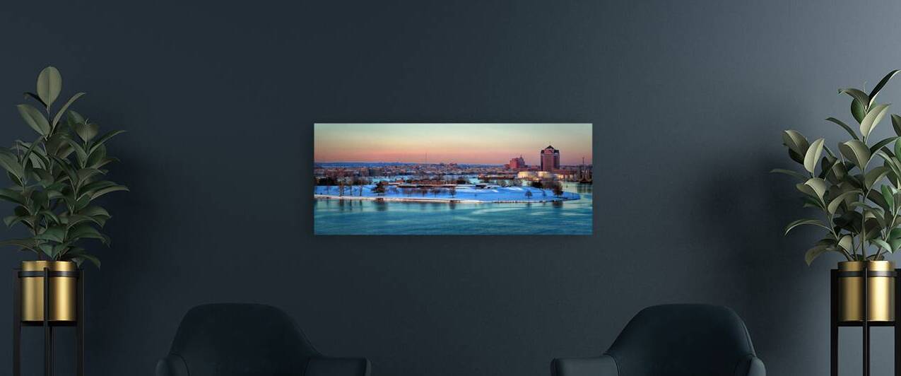 Fort McHenry Shrouded in Snow Panorama by Bill Swartwout Photography