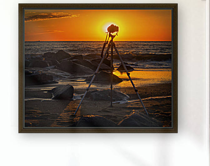 Camera Tripod on Beach PA160064 by Bill Swartwout Photography