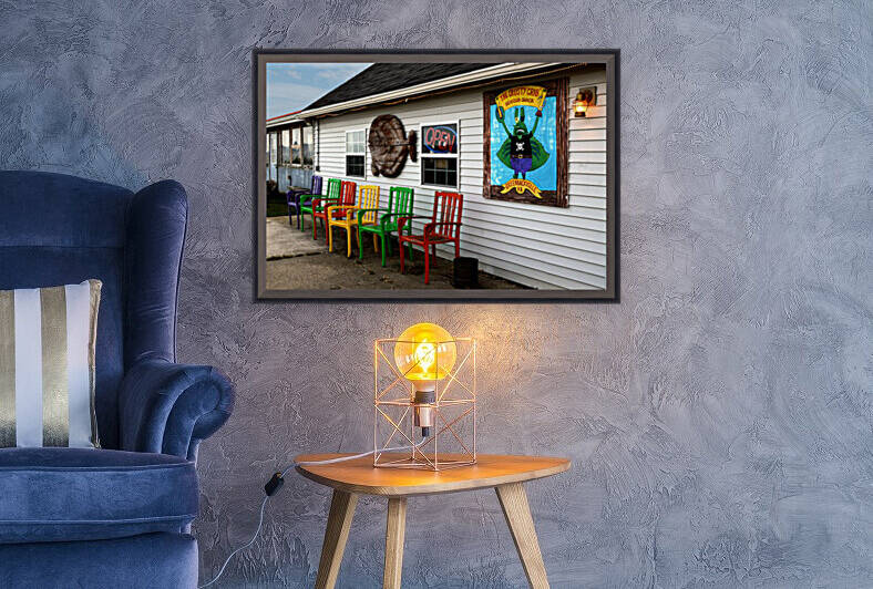 Crusty Crab Seafood Shack in Greenbackville by Bill Swartwout Photography