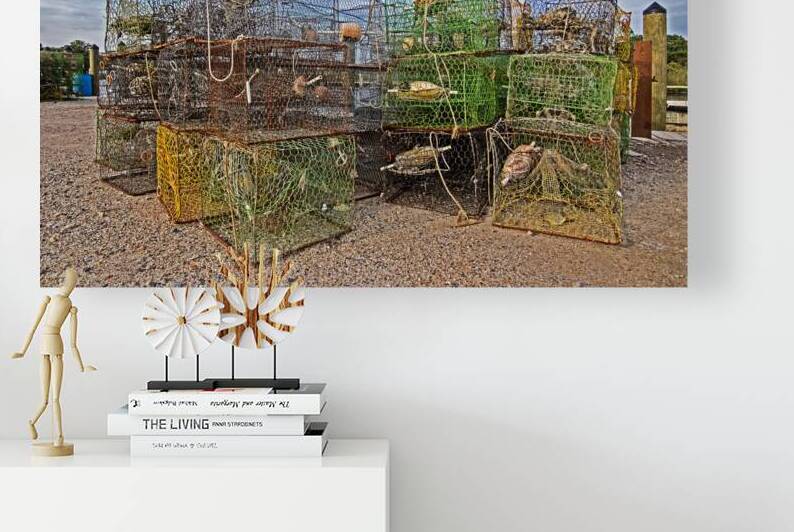 Crab Pots Waiting at the Dock by Bill Swartwout Photography