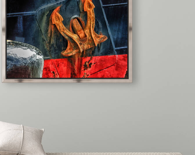 U. S. S. Constellation Rusty Anchor by Bill Swartwout Photography