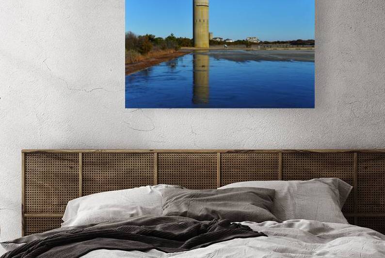 Icy Reflection of Fire Control Tower 3 by Bill Swartwout Photography