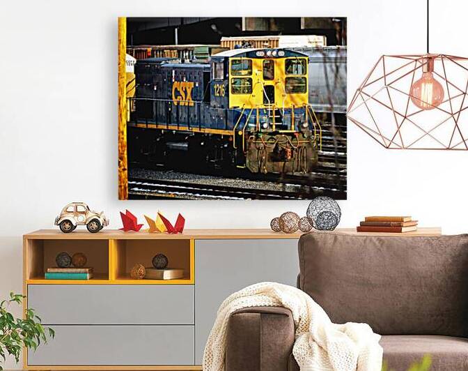 CSX 1216 Switch Engine EMD MP15T 1084 by Bill Swartwout Photography