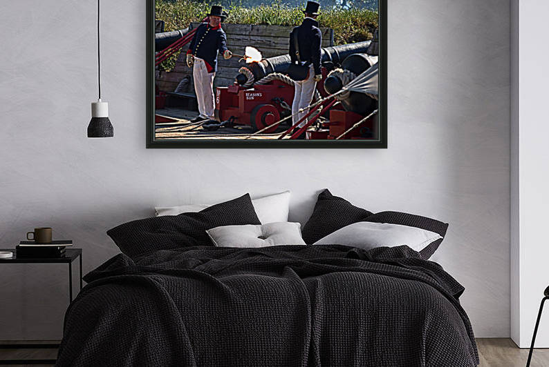 Firing of Beasons Son Cannon at Fort McHenry by Bill Swartwout Photography