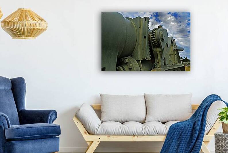 MK VI 3A11 8 Inch Anti Ship Gun by Bill Swartwout Photography