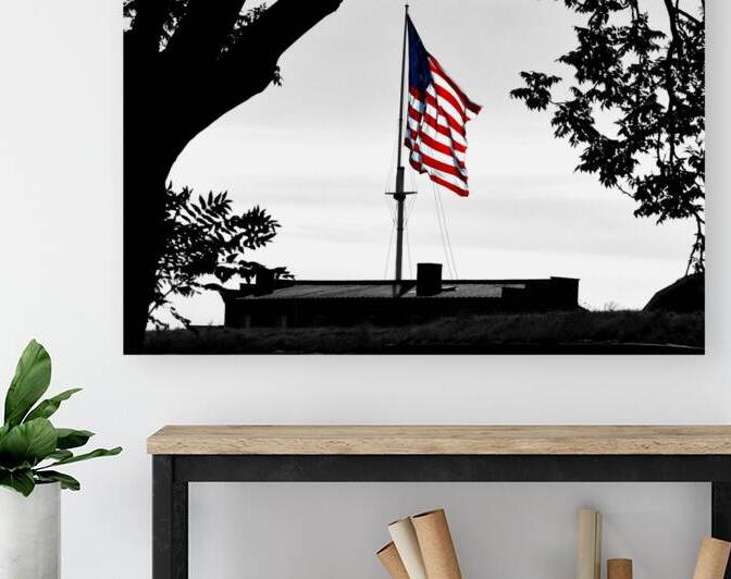 Fort McHenry Flag Color Splash by Bill Swartwout Photography