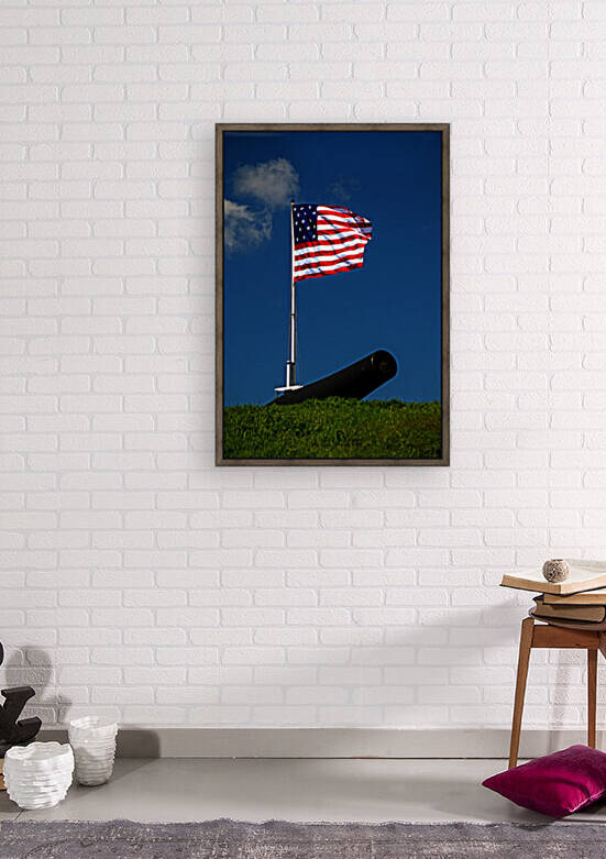 Fort McHenry Flag and Cannon by Bill Swartwout Photography