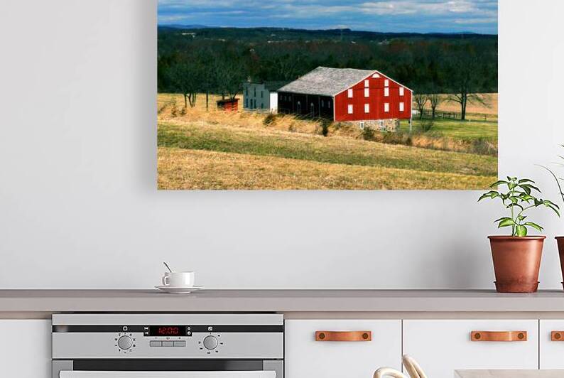 Gettysburg Red Barn by Bill Swartwout Photography