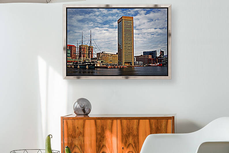 Baltimore World Trade Center and Constellation by Bill Swartwout Photography