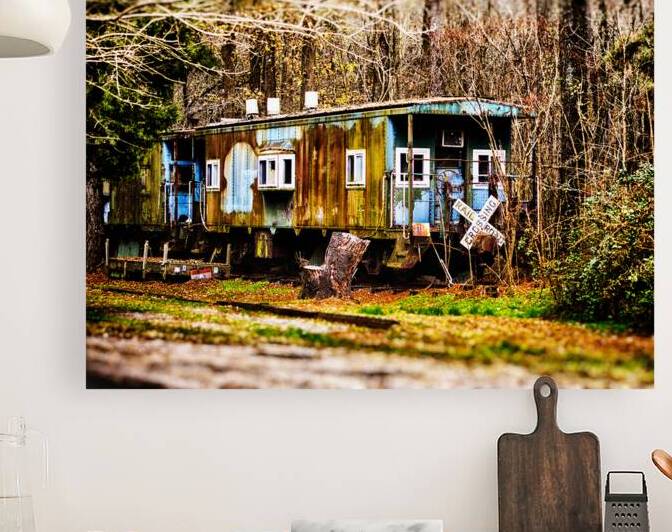 Roxana Derelect Caboose  by Bill Swartwout Photography