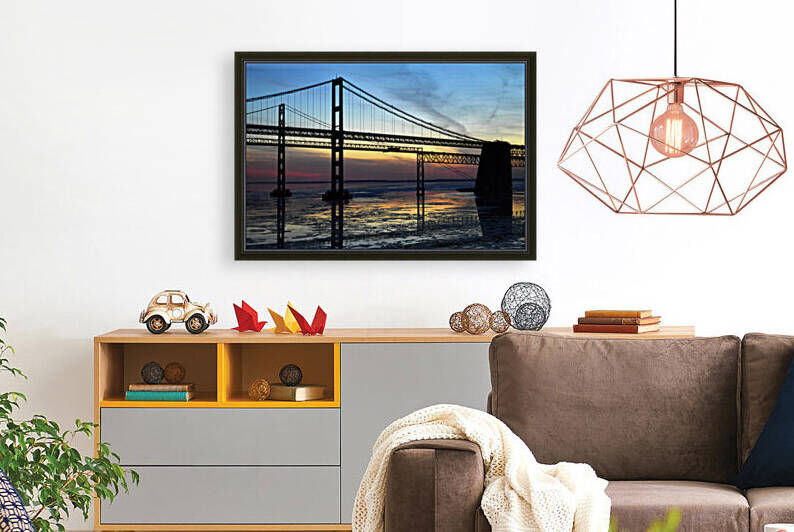 Frozen Waters Under the Chesapeake Bay Bridge by Bill Swartwout Photography