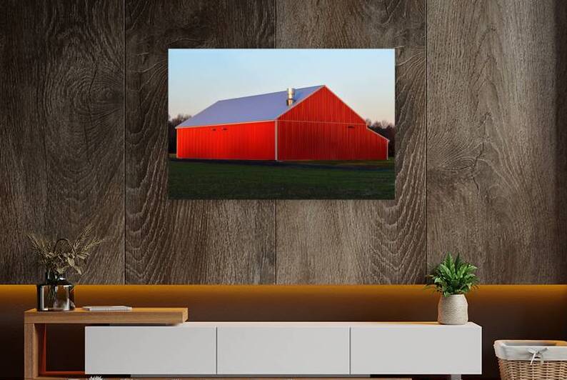 Plain and Simple Red Barn by Bill Swartwout Photography