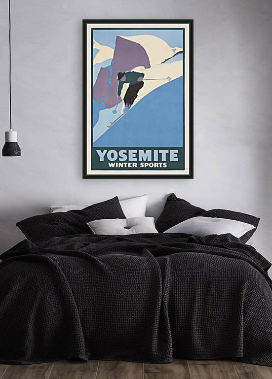 Yosemite winter sports by VINTAGE POSTER