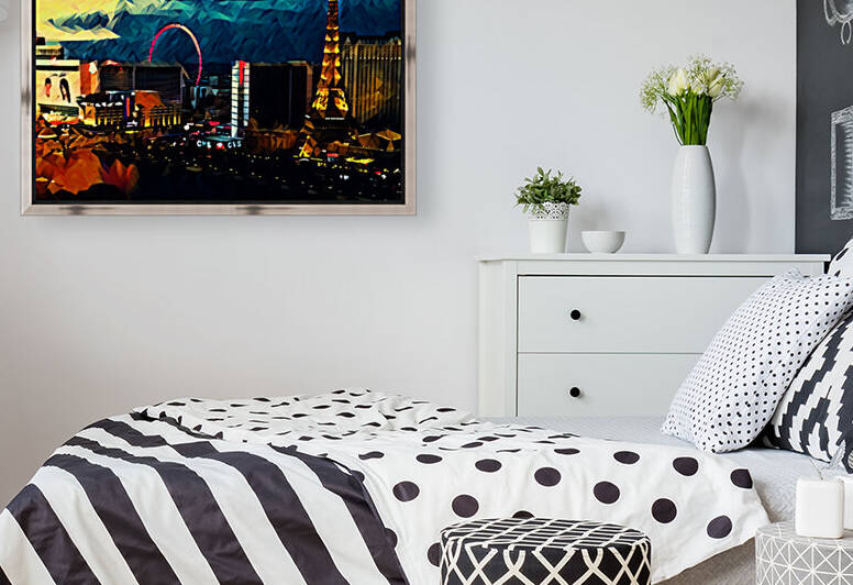 las vegas night by Pierce Anderson