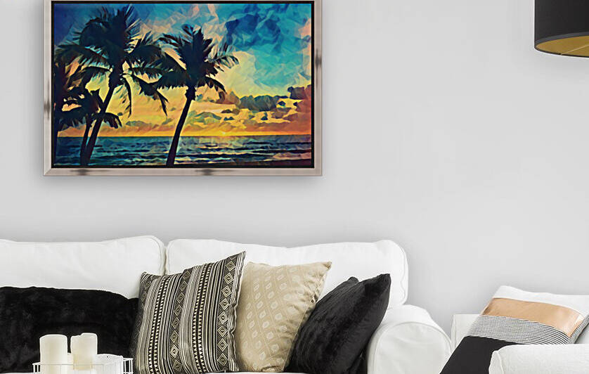 florida palm trees art by Pierce Anderson
