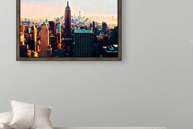 new york city skyline by Pierce Anderson