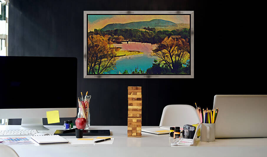 housatonic river monument mountain stockbridge mass by Pierce Anderson