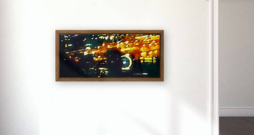 seattle at night great wheel by Pierce Anderson