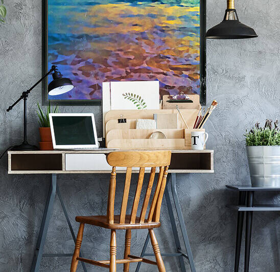 Yellow Sky at Manhattan Beach by Pierce Anderson