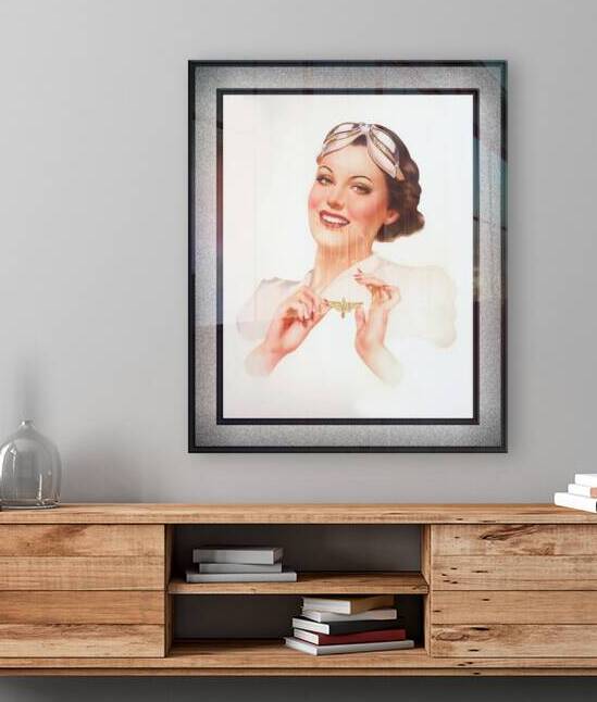 She Got Her Wings by Alberto Vargas Vintage Pin-Up Girl Art by xzendor7