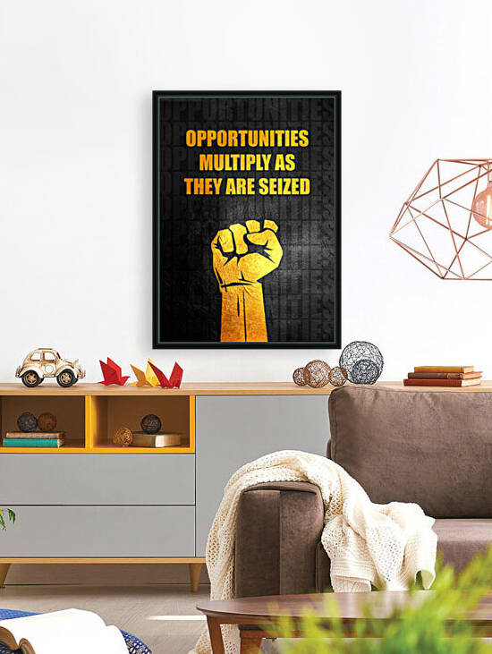 Seize the Opportunity Motivational Wall Art by ABConcepts