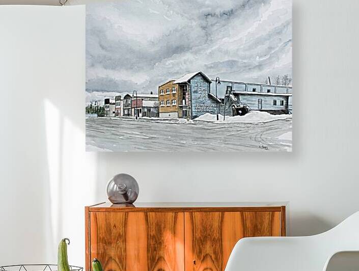 Iron Mine Restaurant Painting by Stephen Emms