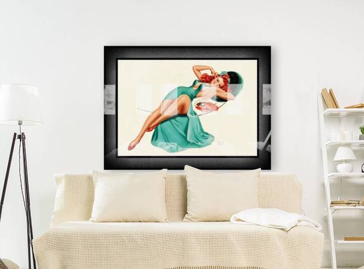 Chocolate Delights by Peter Driben Pin-Up Girl Vintage Art by xzendor7