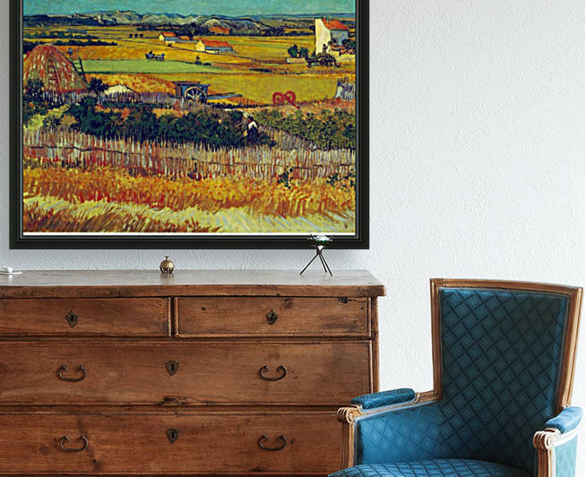 The Harvest Arles by VanGogh by Van Gogh
