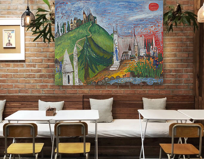 The Gods volcanic hills. by Martine Harris