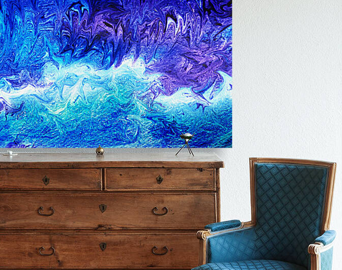 Beach Art Ocean Seascape Sea View Painting For Home Interior Decor IV by Irina Sztukowski