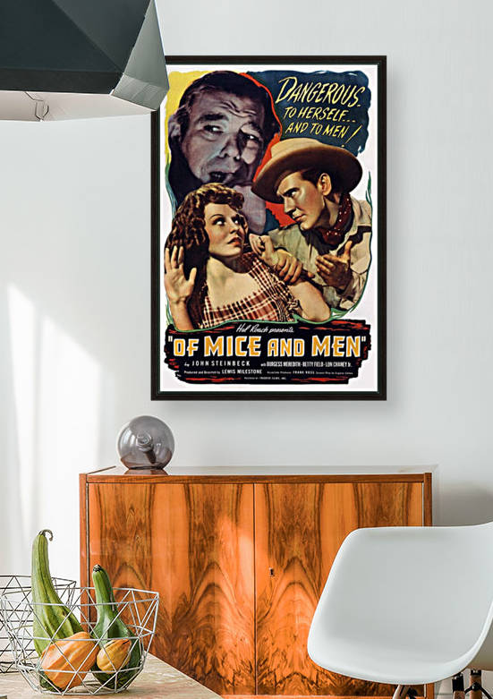 Of mice and men by VINTAGE POSTER