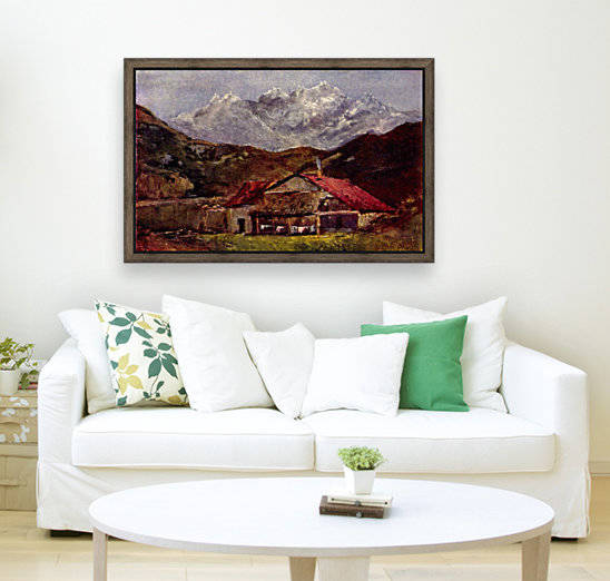 The Mountain Hut by Gustave Courbet